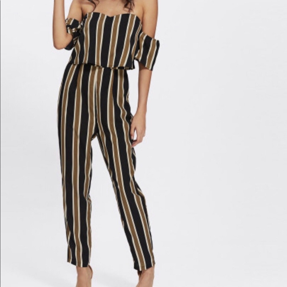 Multi striped jumpsuit